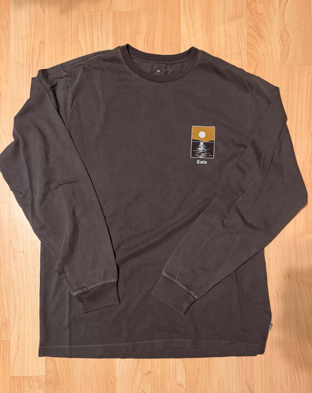 Katin Phase LS Long Sleeve Graphic T-Shirt in Lead